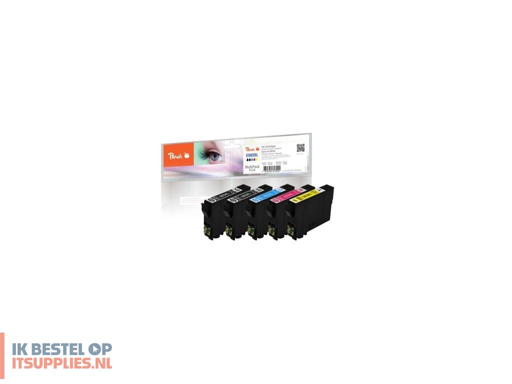 0453861-peach_pi200-995_inktcartridge_5_stuks_origineel_hoog_xl_rendement_zwart-_cyaan-_magenta-_geel