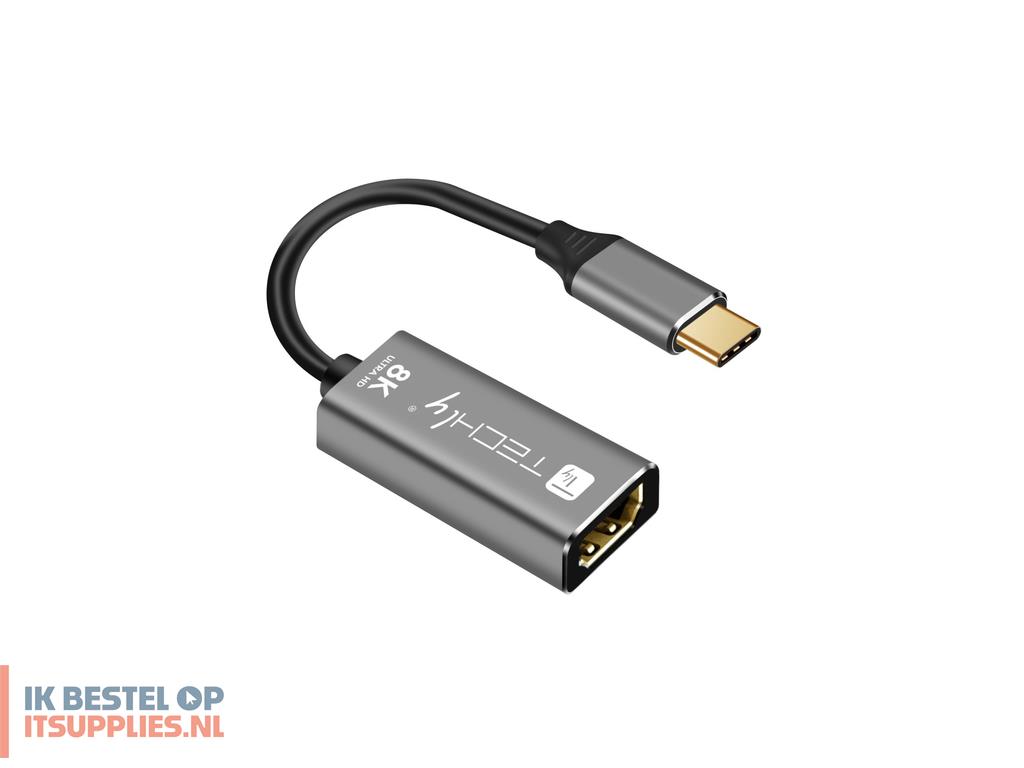 3523432-techly_iadap-usbc-hdmi8_usb_grafische_adapter_7680_x_4320_pixels_zwart-_zilver