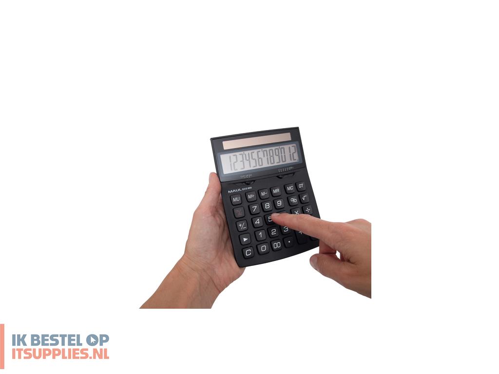 0447054-maul_eco_850_calculator_pocket_basisrekenmachine_zwart