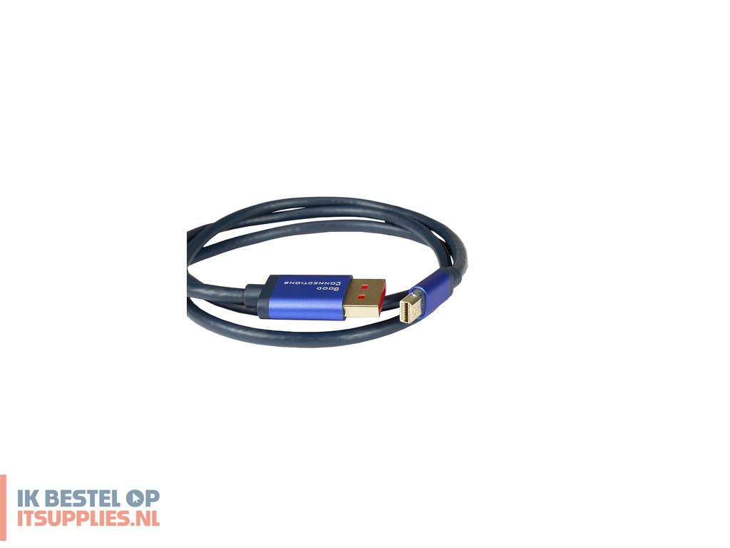 3451467-alcasa_4824-sf010b_displayport_kabel_1_m_mini_displayport_blauw