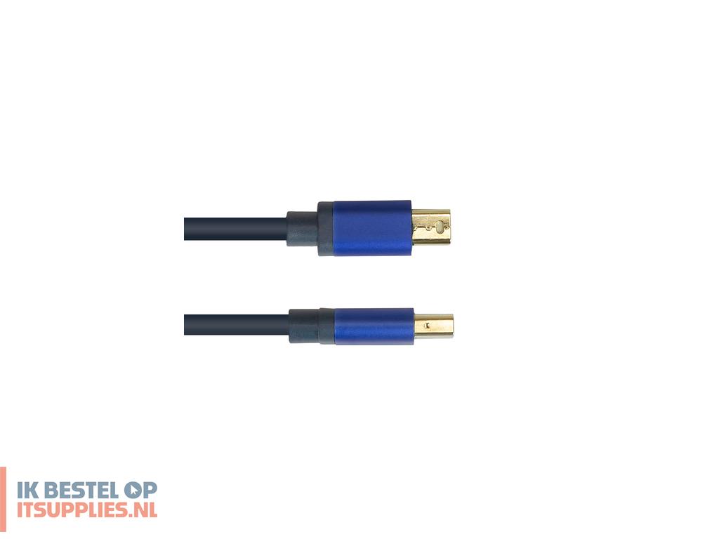 5228741-alcasa_4844-sf010b_video_kabel_adapter_1_m_mini_displayport_hdmi_zwart-_blauw