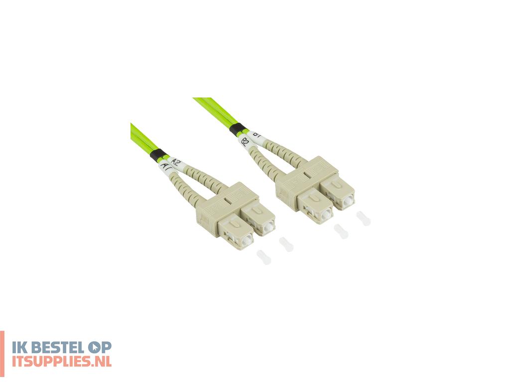 5040999-alcasa_lw-803sc5_infiniband_en_glasvezelkabel_3_m_sc_groen