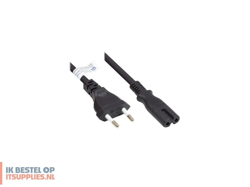5830281-alcasa_p0370-s050_electriciteitssnoer_zwart_5_m_netstekker_type_c_c7_stekker