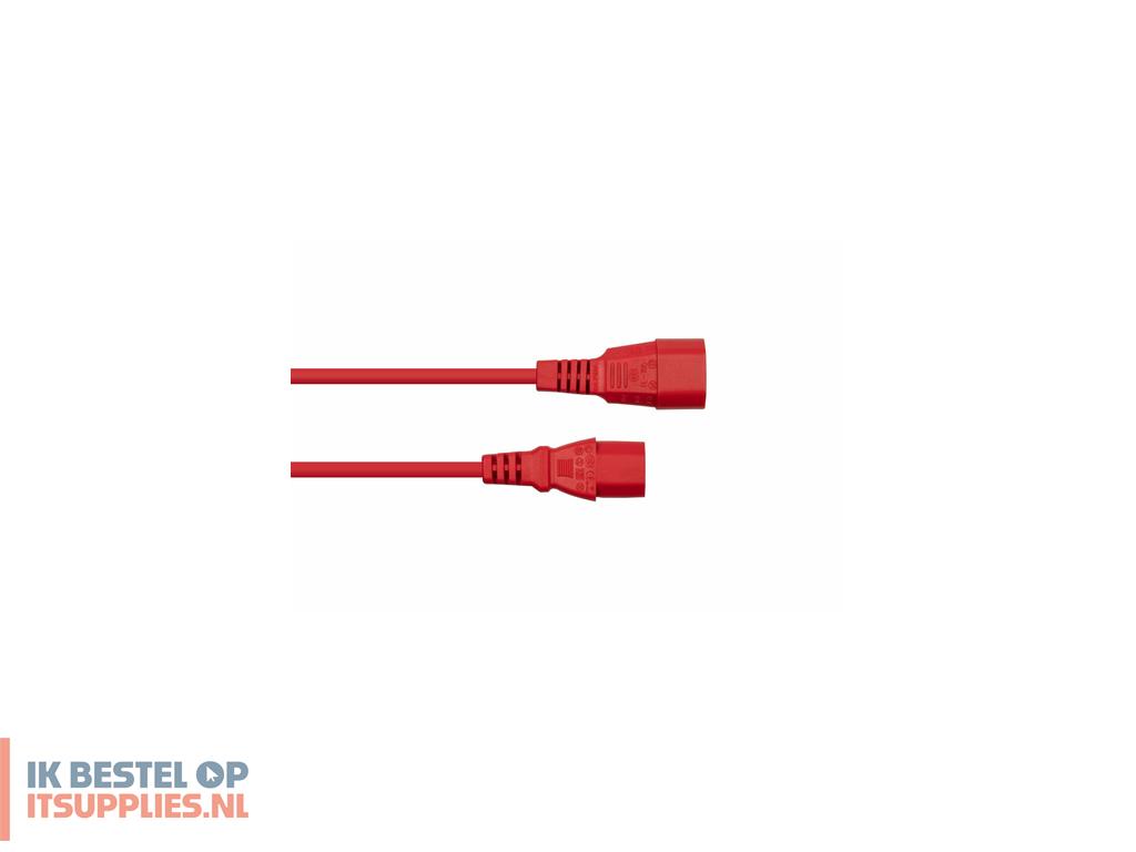 0653493-kabelmeister_sk1430-r030_electriciteitssnoer_rood_3_m_iec_c14_iec_c13