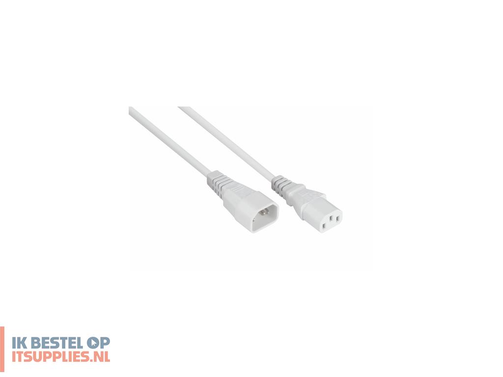 2135770-kabelmeister_sk1430-w050_electriciteitssnoer_wit_5_m_iec_c14_iec_c13