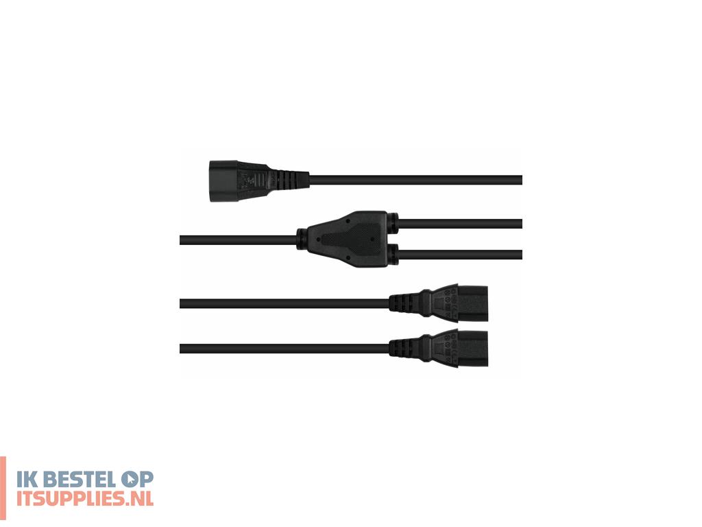5856979-kabelmeister_sk1436-s003_electriciteitssnoer_zwart_0-3_m_iec_c14_iec_c13