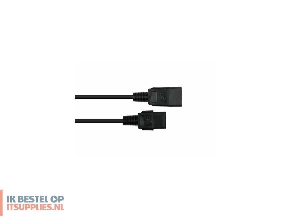 4535473-kabelmeister_sk2090-s010_electriciteitssnoer_zwart_1_m_iec_c20_iec_c19