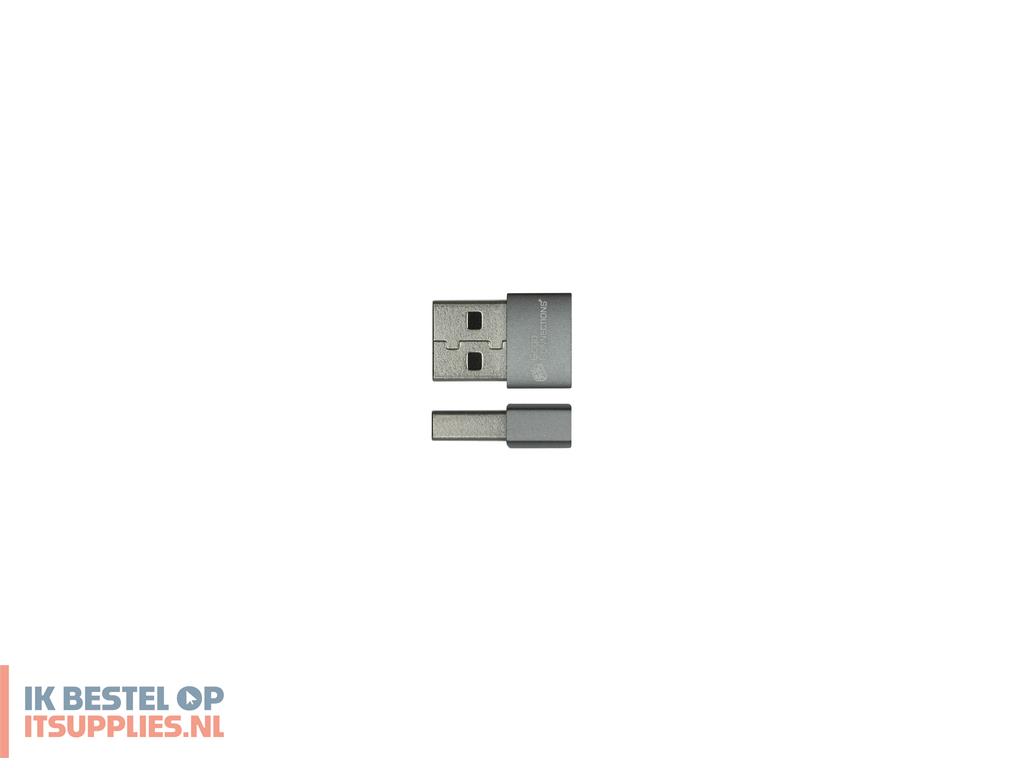 4955523-alcasa_usb-ad203_tussenstuk_voor_kabels_usb-a_usb-c_grijs