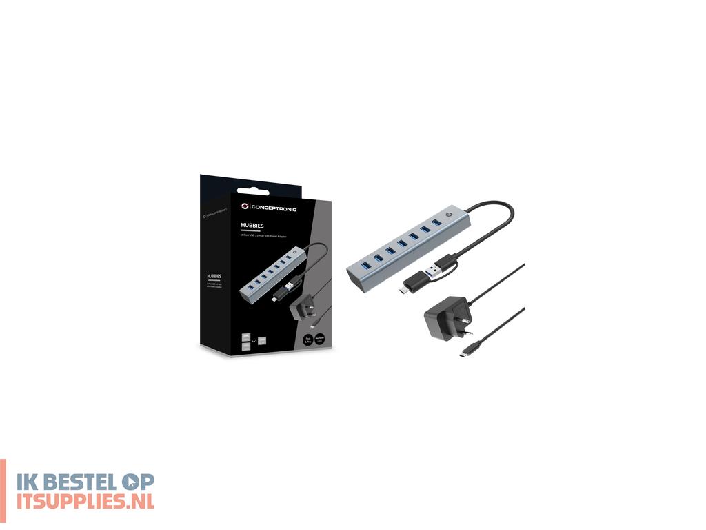 0431766-conceptronic_hubbies21gp_interface_hub_usb_32_gen_1_31_gen_1_type-a_5000_mbits_grijs