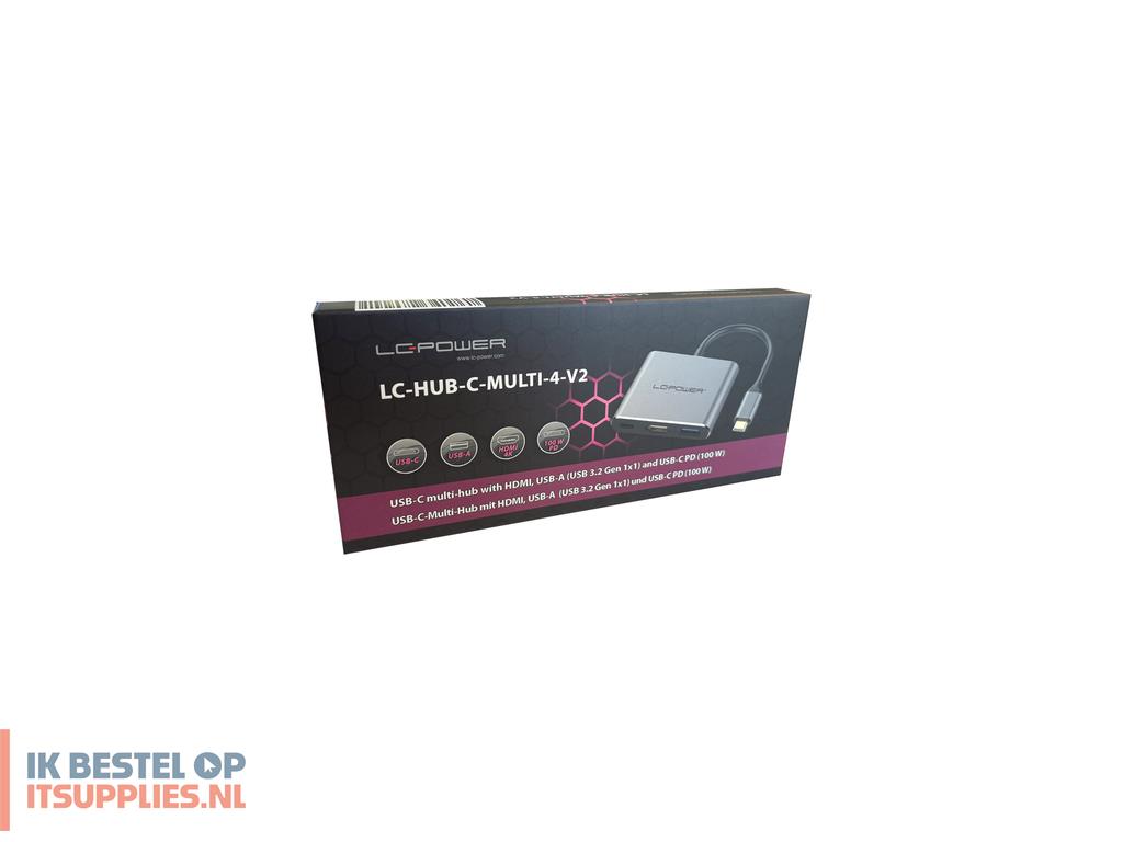 1544533-lc-power_lc-hub-c-multi-4-v2_interface_hub_usb_type-c_5000_mbits_zilver-_zwart