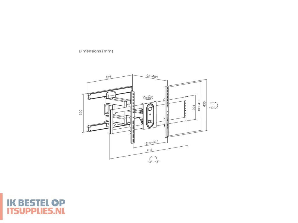 3231760-equip_650348_tv-bevestiging_2-54_m_100_zwart