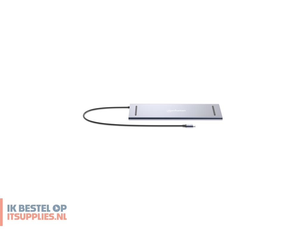 3529298-manhattan_190305_laptop_dock_poortreplicator_bedraad_usb_32_gen_1_31_gen_1_type-c_zilver