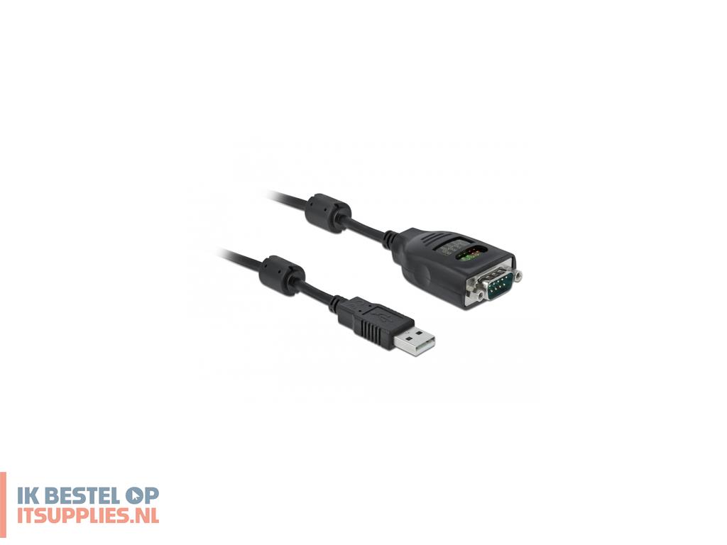 0152293-delock_90497_seriele_kabel_zwart_2_m_usb_type-a_rs-232_db9