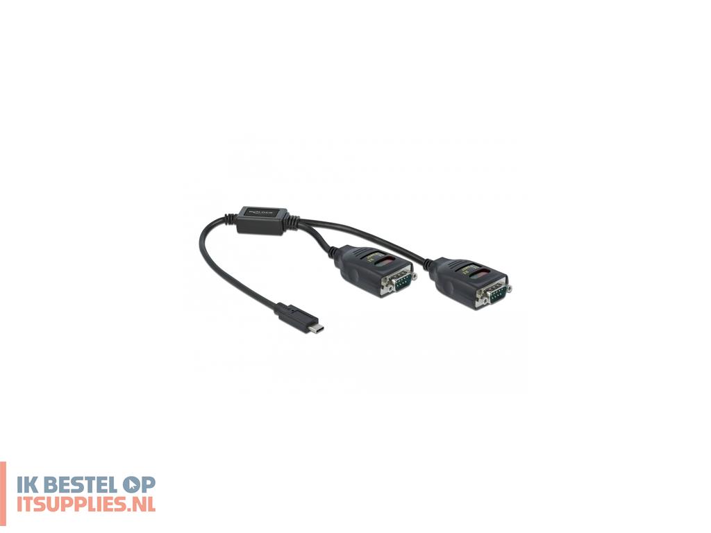 3245677-delock_90494_seriele_kabel_zwart_0-35_m_usb_type-c_rs-232_db9