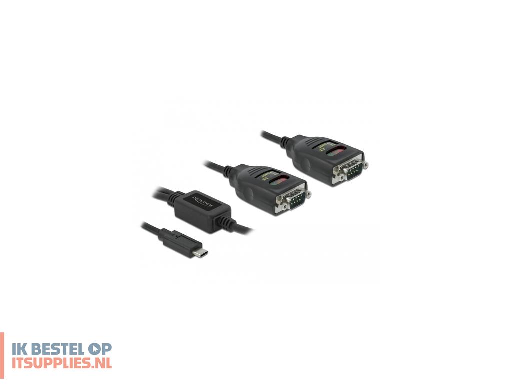 3256317-delock_90494_seriele_kabel_zwart_0-35_m_usb_type-c_rs-232_db9