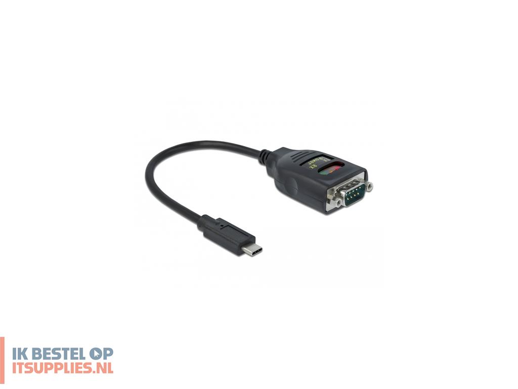 1910500-delock_64038_seriele_kabel_zwart_0-15_m_usb_type-c_rs-232_db9