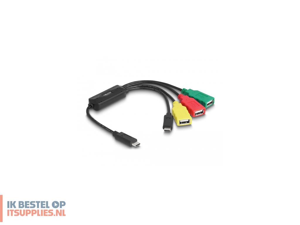 1909036-delock_64203_tussenstuk_voor_kabels_usb_type-c_3_x_usb-a_female_1_x_usb-c_meerkleurig