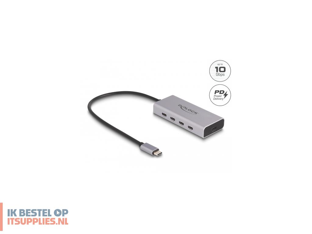 0226137-delock_64235_interface_hub_usb_type-c_10000_mbits_grijs