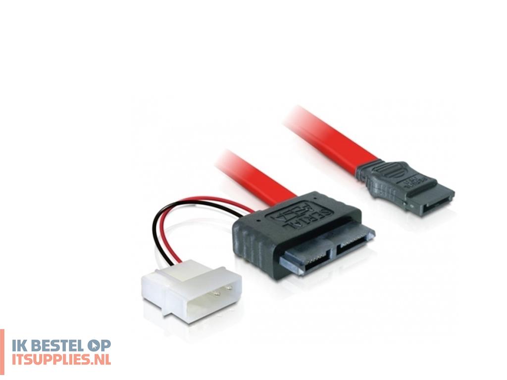0807431-delock_cable_sata_slimline_female_2pin_power_sata_sata-kabel_0-3_m_rood