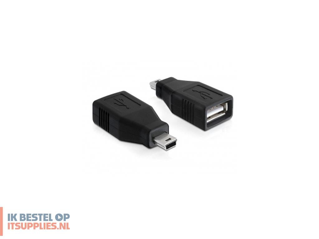 1539122-delock_65277_tussenstuk_voor_kabels_mini_usb_usb_20-a_zwart