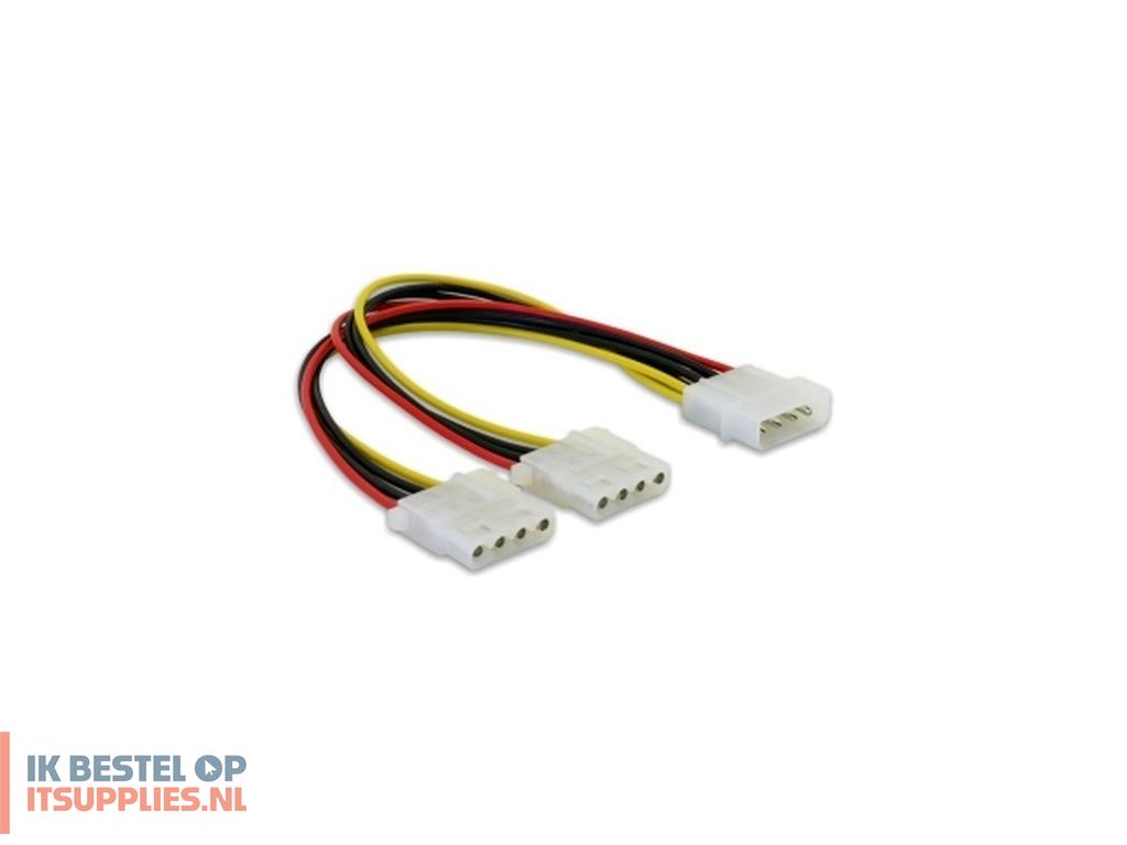 0654584-delock_y-cable_power_2x_4pin_molex_0-11_m