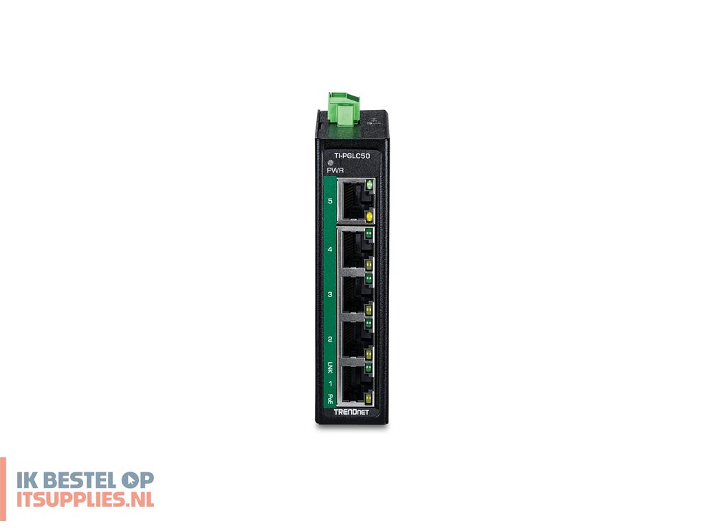 1511721-trendnet_ti-pglc50_netwerk-switch_unmanaged_gigabit_ethernet_101001000_power_over_ethernet_poe_zwart