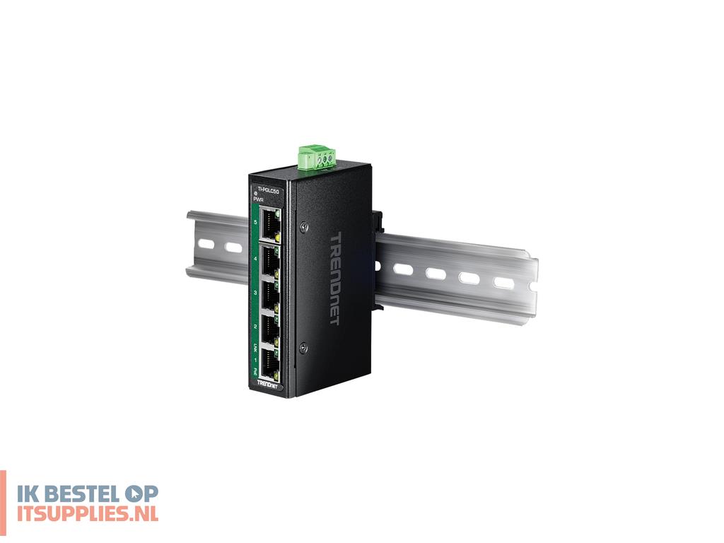 1518159-trendnet_ti-pglc50_netwerk-switch_unmanaged_gigabit_ethernet_101001000_power_over_ethernet_poe_zwart