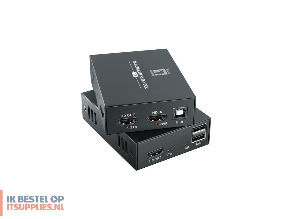 0803496-levelone_hve-8111_audiovideo_extender_av-zender_ontvanger_zwart