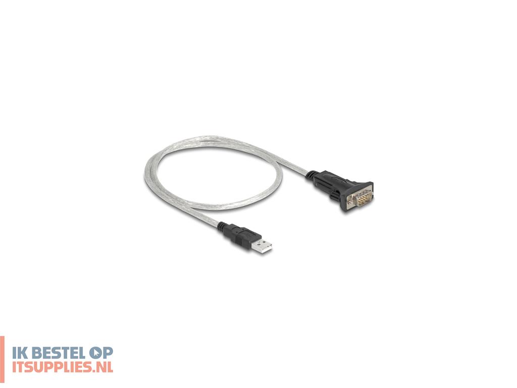 1900087-delock_64267_seriele_kabel_zwart-_transparant_0-5_m_usb_type-a_db-9