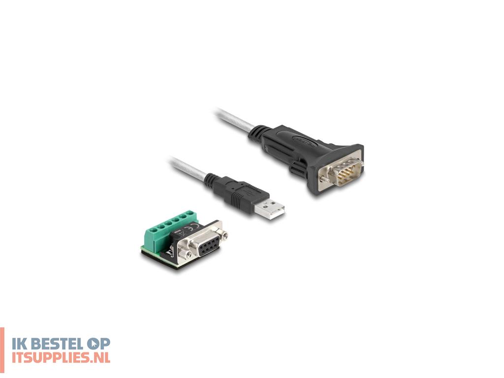 1904439-delock_64267_seriele_kabel_zwart-_transparant_0-5_m_usb_type-a_db-9