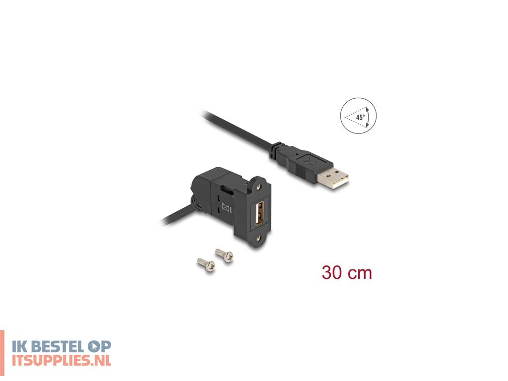 2234671-delock_67151_tussenstuk_voor_kabels_usb-a_zwart