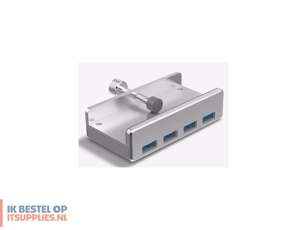 1826132-allnet_all-usb3-hub-4-clip_interface_hub_usb_32_gen_1_31_gen_1_type-a_5000_mbits_zilver