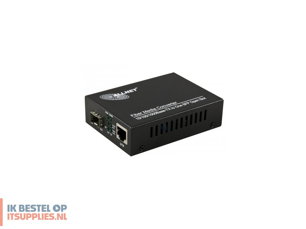 1554546-allnet_all-mc104g-sfp1_netwerk_media_converter_1000_mbits_multimode-_single-mode_zwart