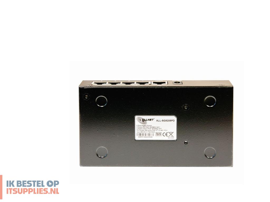 2446256-allnet_all-sg8205pd_netwerk-switch_unmanaged_l2_gigabit_ethernet_101001000_power_over_ethernet_poe_zwart