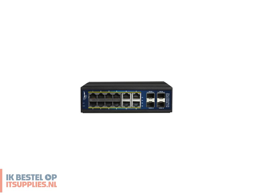 5005266-allnet_all-sgi8016pm_netwerk-switch_managed_l2l3_gigabit_ethernet_101001000_power_over_ethernet_poe_zwart