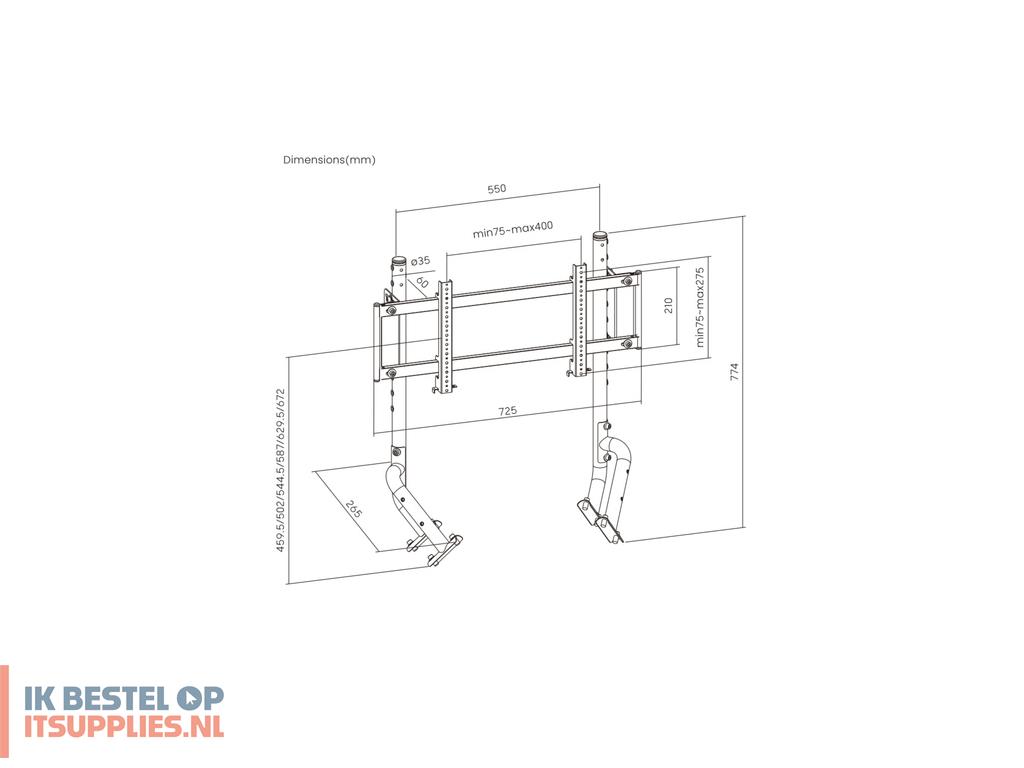3725934-oplite_op-r8-smsb_flat_panel_bureau_steun_144-8_cm_57_zwart