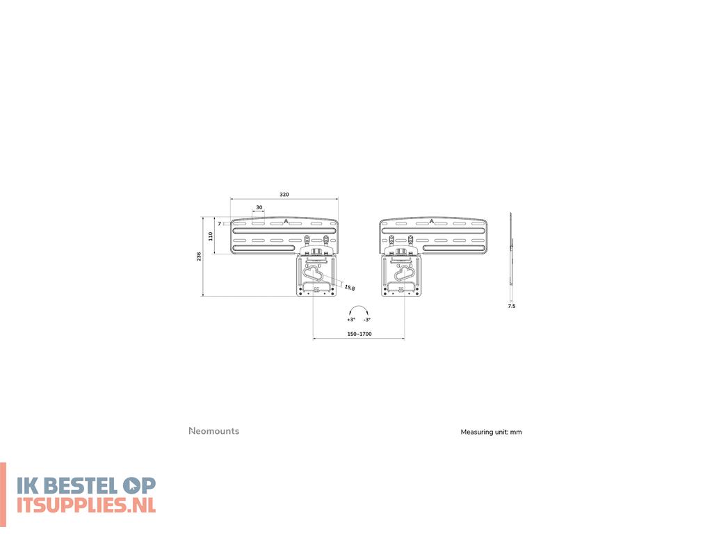 1716859-neomounts_wl30-265bl1_tv-bevestiging_2-16_m_85_zwart