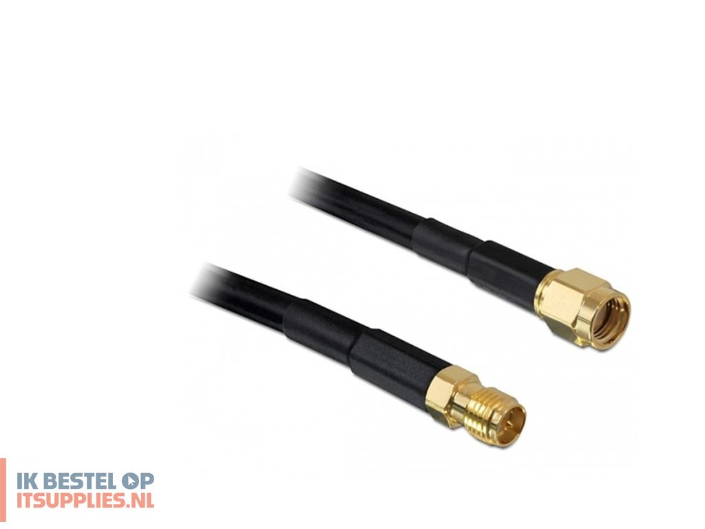 2359661-delock_10m_rp-sma_coax-kabel_cfd200_zwart