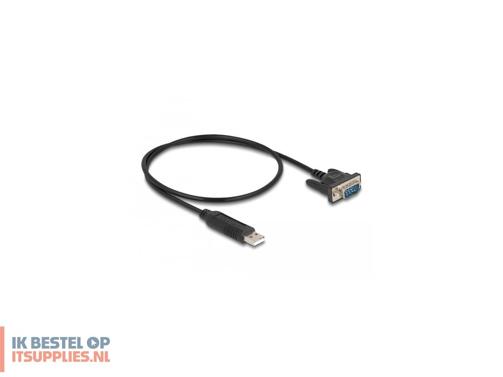 2027987-delock_66461_seriele_kabel_zwart_0-5_m_usb_type-a_rs-232