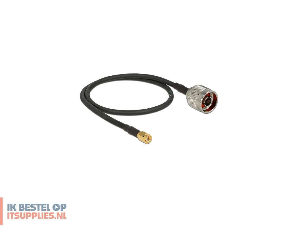 1344100-delock_88937_coax-kabel_cfd200_0-5_m_rp-sma_zwart