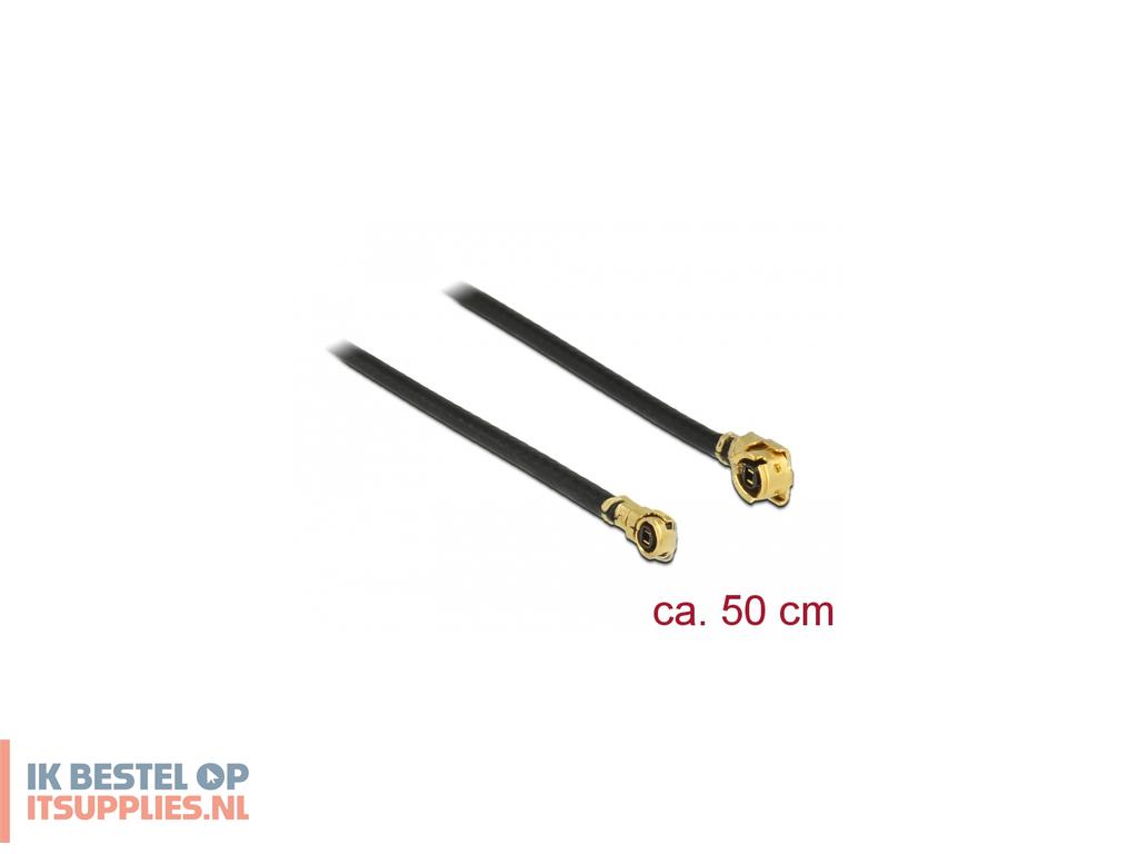 1739326-delock_89651_coax-kabel_113_0-5_m_mhf_i-pex_mhf_iv_hsc_mxhp32_zwart-_goud