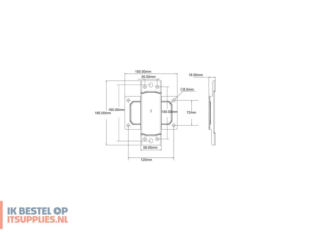 4543650-multibrackets_4184_accessoire_voor_monitorbevestigingen