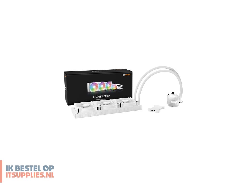 4711508-be_quiet_light_loop_360mm_white_processor_alles-in-een_vloeistofkoeler_12_cm_wit_1_stuks