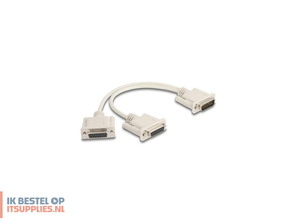 3252447-delock_65833_seriele_kabel_beige_0-3_m_db-15_2_x_db-15