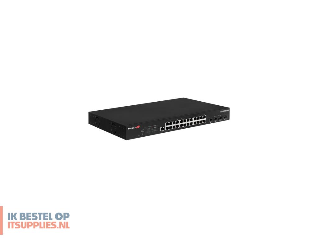 0016107-edimax_tgs-5428plx_netwerk-switch_managed_25g_ethernet_10010002500_power_over_ethernet_poe_1u_zwart