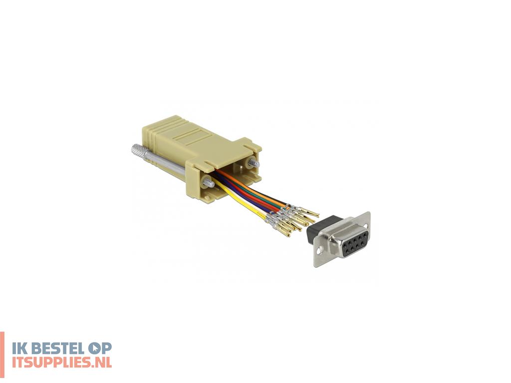 5905743-delock_66164_tussenstuk_voor_kabels_sub-d_9_pin_rj-45_zwart-_grijs-_roestvrijstaal