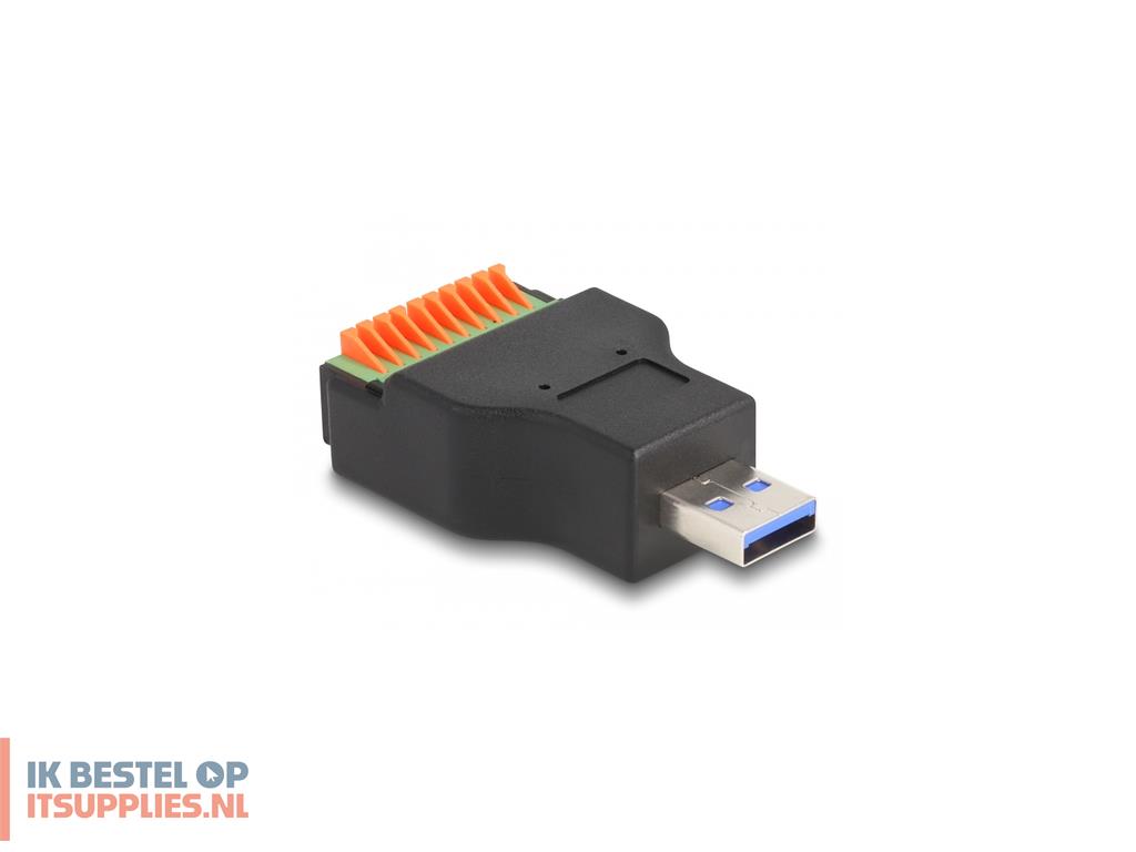 0108887-delock_66238_tussenstuk_voor_kabels_usb_type-a_10_pin_terminal_block_zwart-_groen