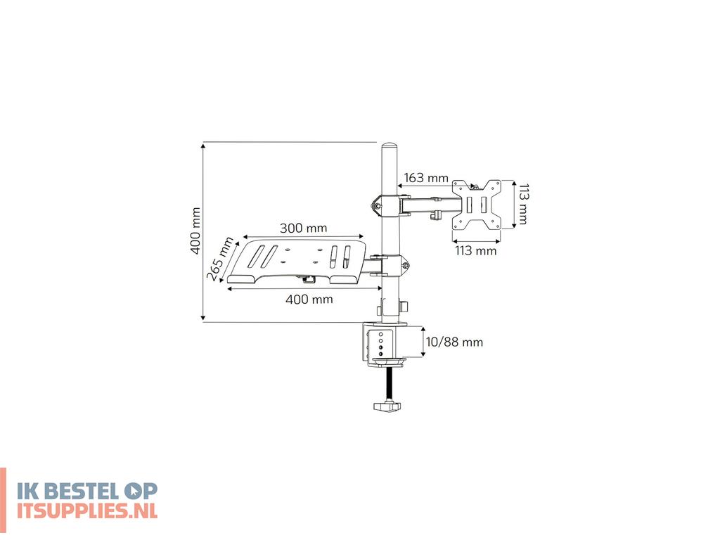 0111339-techly_ica-lcd_174nb_flat_panel_bureau_steun_81-3_cm_32_zwart