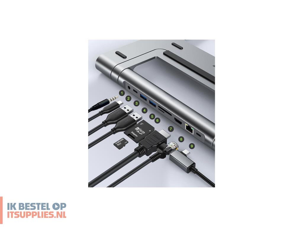 0133508-techly_ica-ntb-dock91_bedraad_usb_32_gen_1_31_gen_1_type-c_zilver