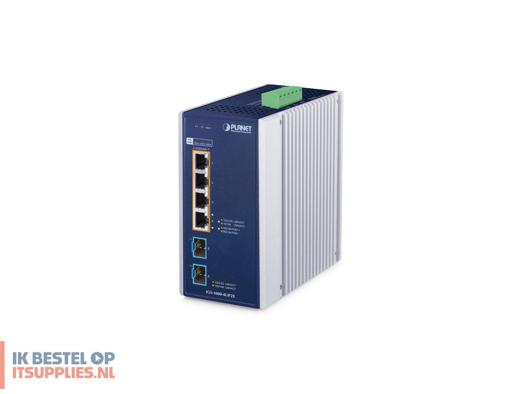 0221723-planet_igs-1000-4up2x_netwerk-switch_25g_ethernet_10010002500_power_over_ethernet_poe_aluminium-_blauw
